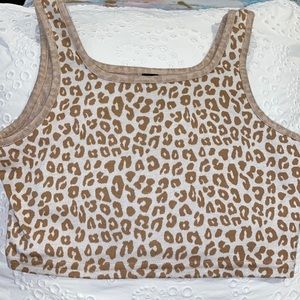 Beige Leopard top